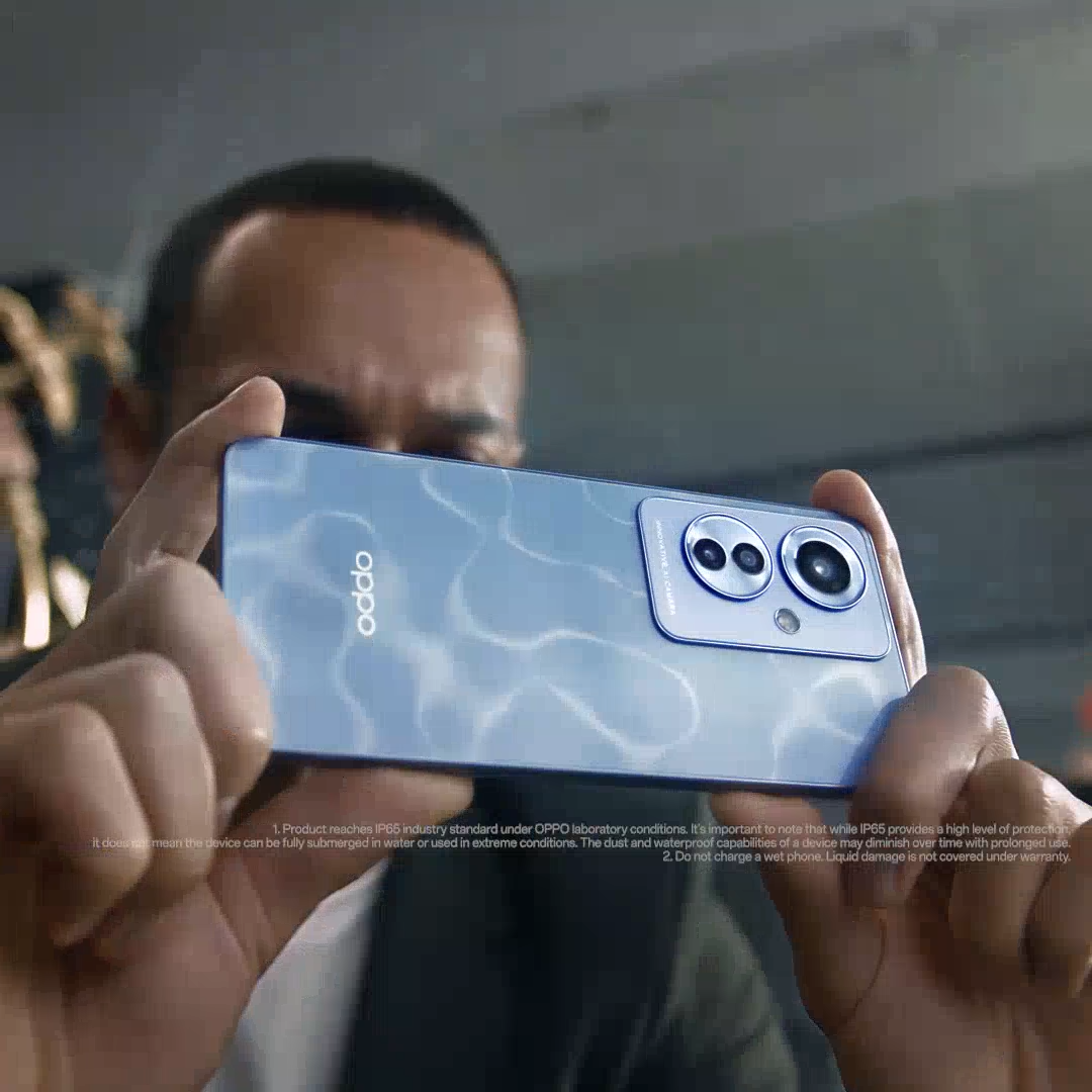 OPPO Reno11 F 5G 16(8+8GB) + 256GB / 64MP Ultra-Clear Triple Camera / 67W SUPERVOOC / IP65 Water & Dust Rating / 2 Years Local Warranty / Free Sports Bluetooth Headset