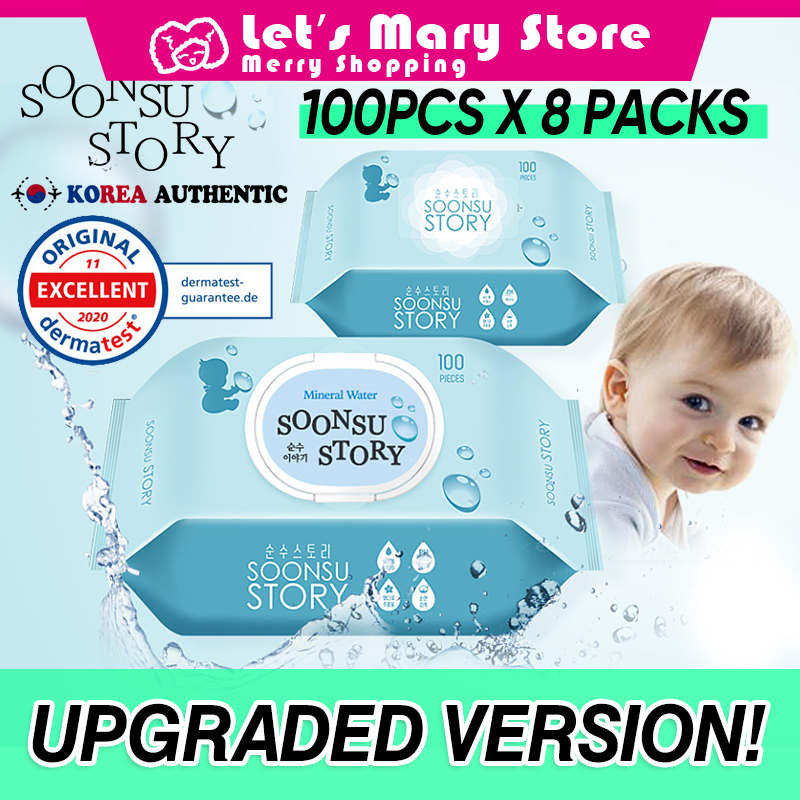 * Korea Wet Wipe SoonSu Story Sky * Korea No.1 Wet Wipe / wet wipes / baby wipes / Safe for baby / High quality