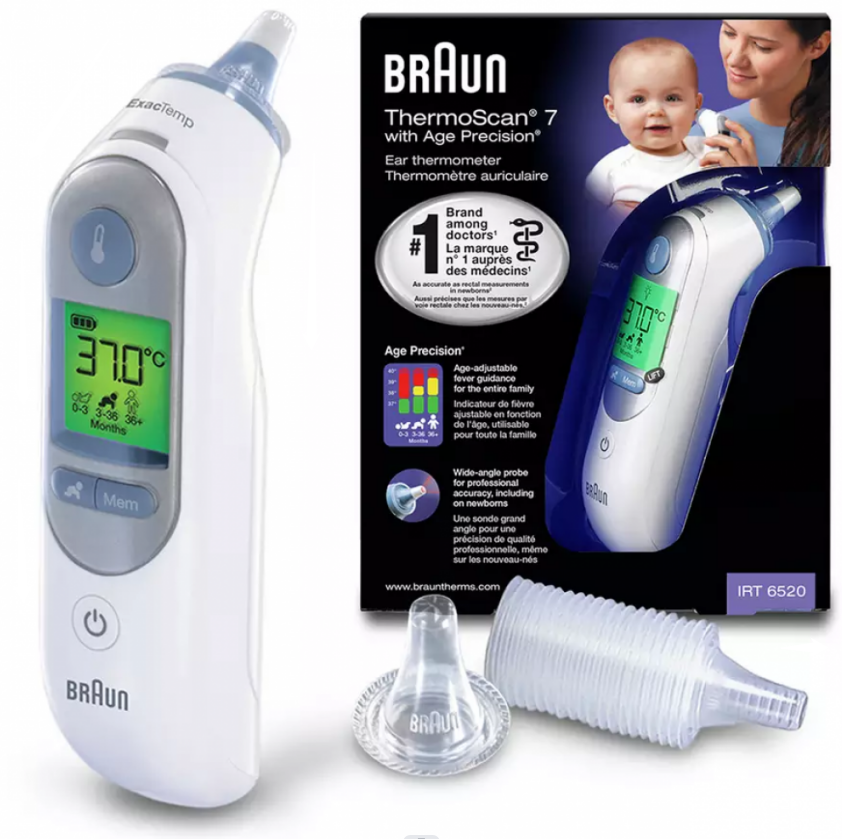 [ship on 24 hours]BRAUN ear thermoscan 7 IRT6520 Ear Thermometer