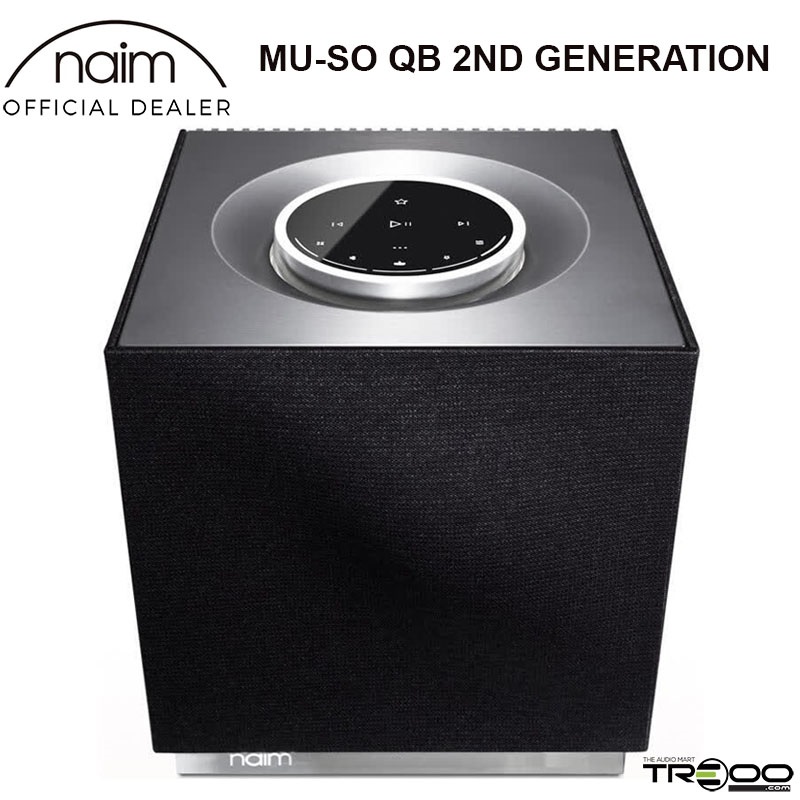 Naim Mu-so Qb 2nd Generation (Muso Qb 2) Multi-Room Desktop Wireless Bluetooth Speaker System
